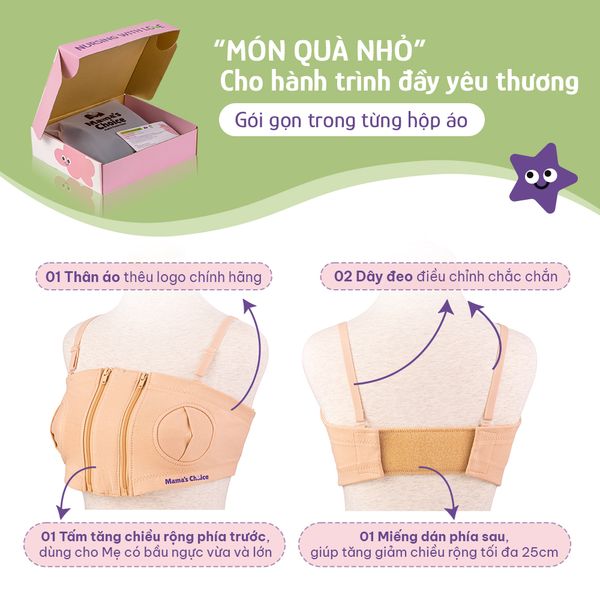 Áo Hút Sữa Rảnh Tay Mama’s Choice