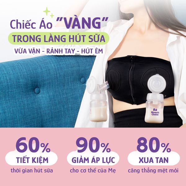 Áo hút sữa rảnh tay Mama's Choice