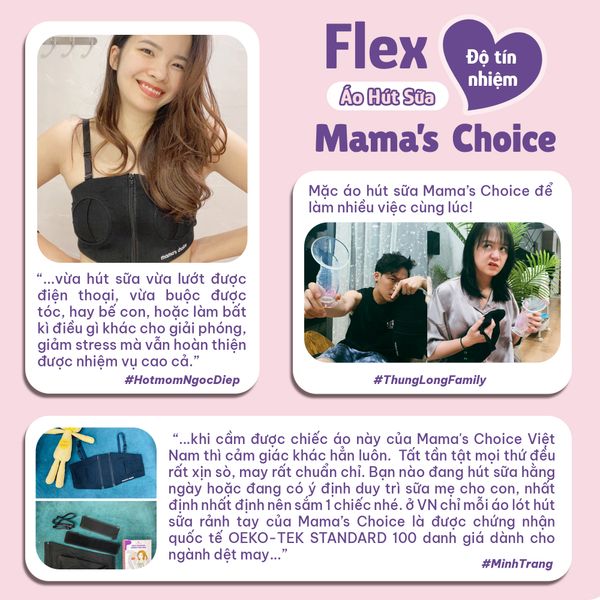 Feedback của các Mẹ bỉm về áo hút sữa rảnh tay