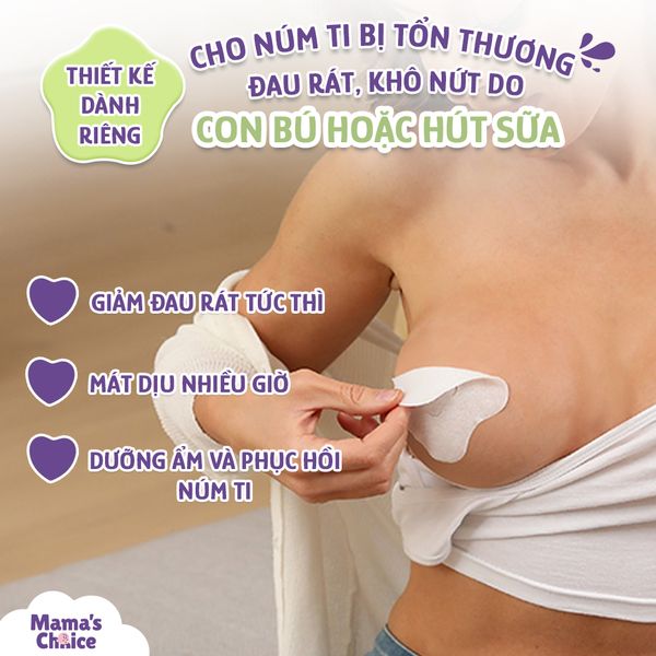 Miếng dán lạnh dành riêng cho núm ti bị tổn thương