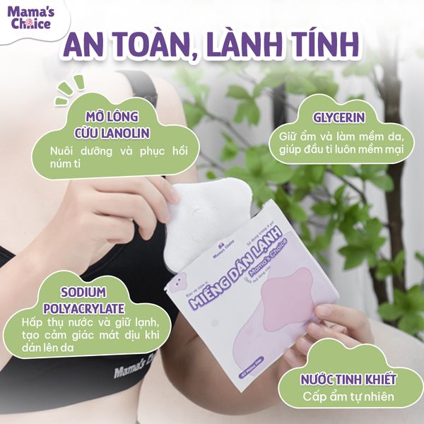 Thành phần miếng dán lạnh an toàn lành tính