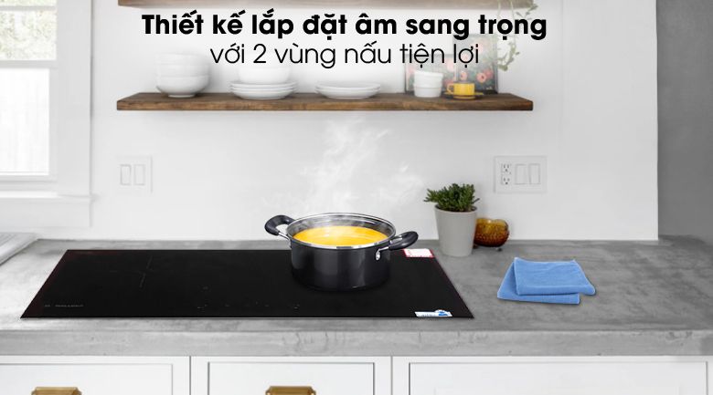 Bếp từ Malloca MH-02I N với phong cách thiết kế hiện đại