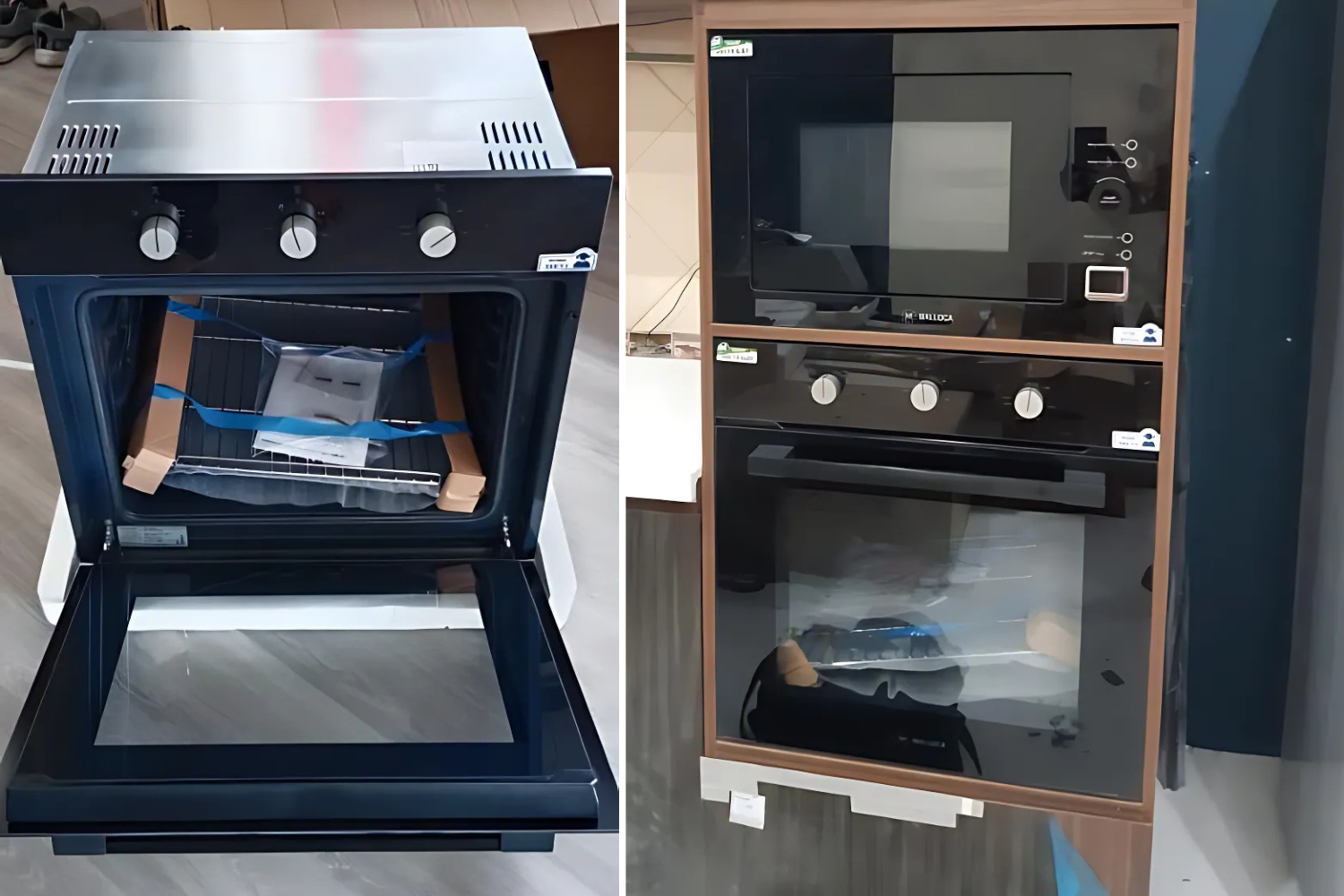 Lò được trang bị cửa kính dày với nhiều lớp cách nhiệt, đảm bảo bề mặt ngoài của lò luôn mát mẻ và an toàn