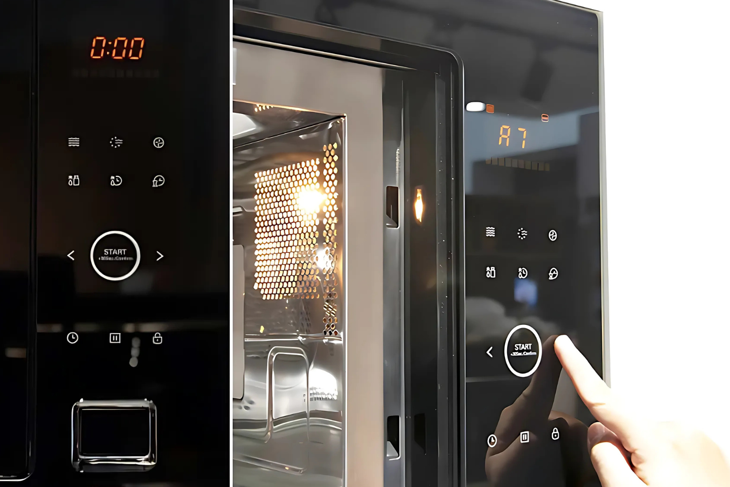 Lò vi sóng Hafele HM-B38B sử dụng hoàn toàn cảm ứng, mang lại trải nghiệm sử dụng mượt mà