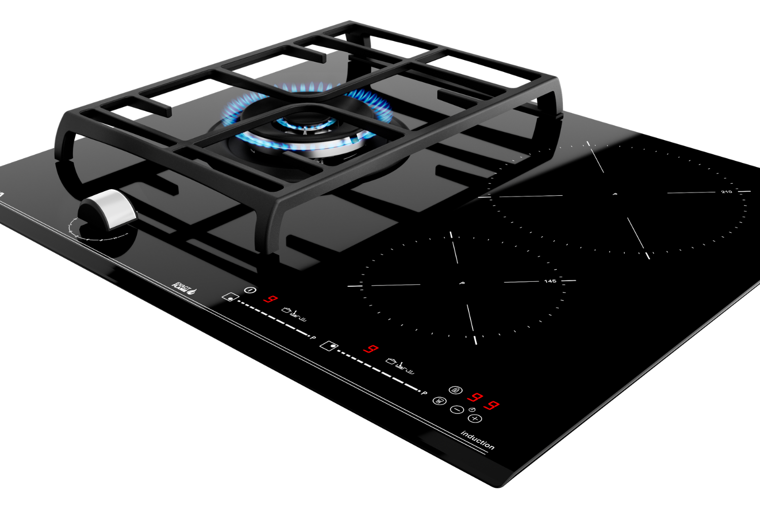 Bếp Từ Kết Hợp Gas Teka JZC 63312 ABB | Lắp Âm 3 Vùng Nấu