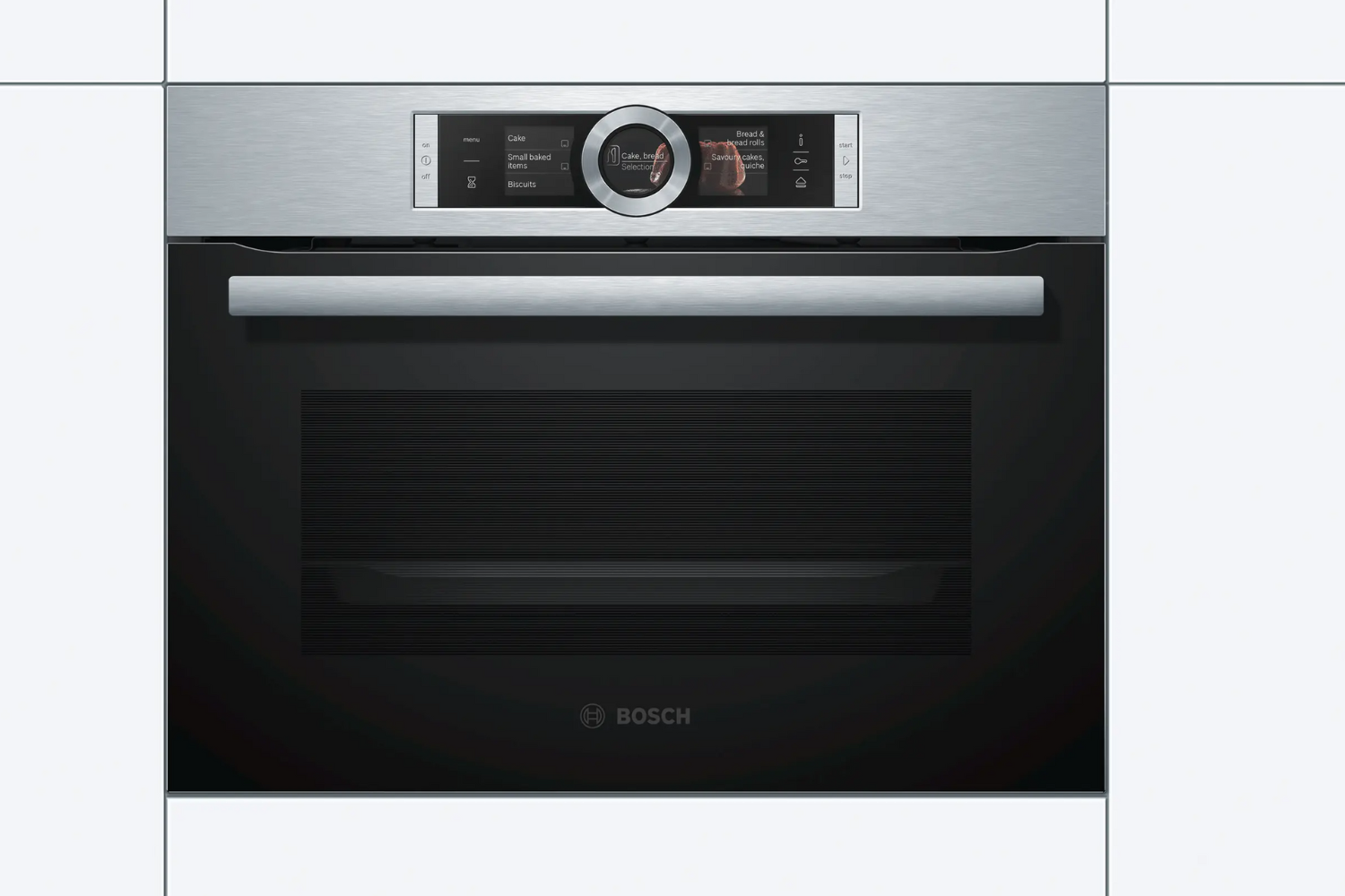 Lò nướng kết hợp hơi nước Bosch CSG656RS1 Serie 8 chú trọng cao vào tính thẩm mỹ và sự tiện dụng