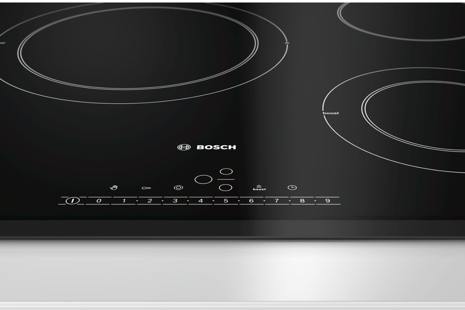 Bếp điện Bosch PKK651FB1E được trang bị bảng điều khiển cảm ứng DirectSelect