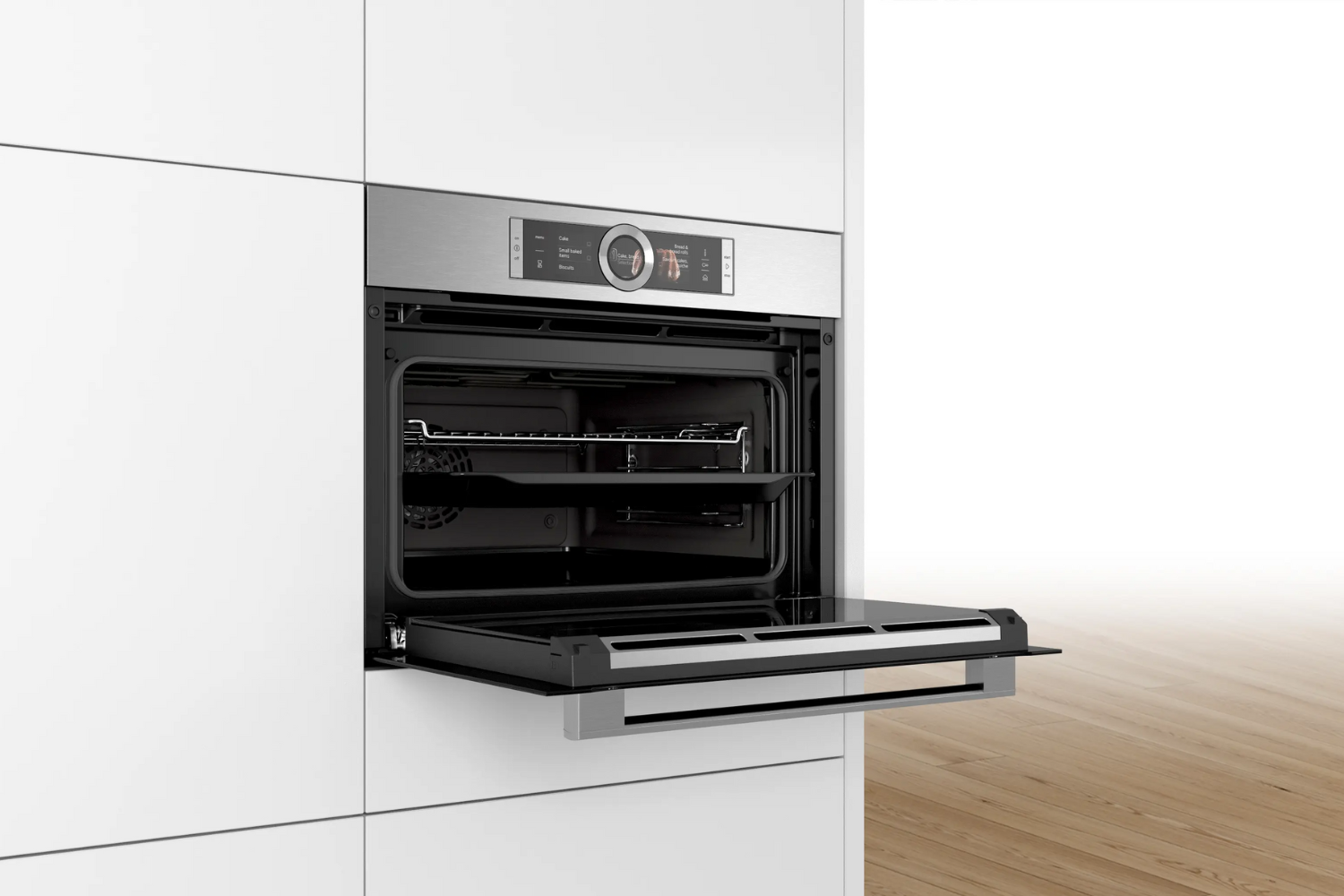 Lò nướng Bosch CSG656RS1 Serie 8 hoàn toàn phù hợp với nhu cầu sử dụng của các gia đình nhỏ