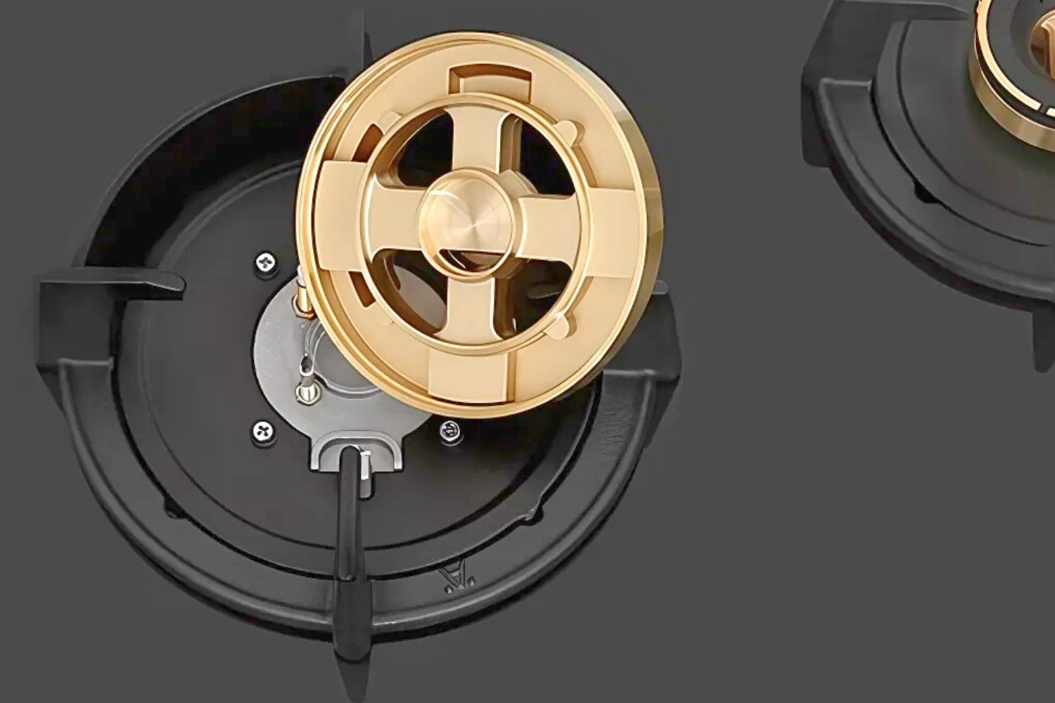 Bếp gas Hafele HC-G783B sử dụng đầu đốt bằng hợp kim đồng cứng cáp