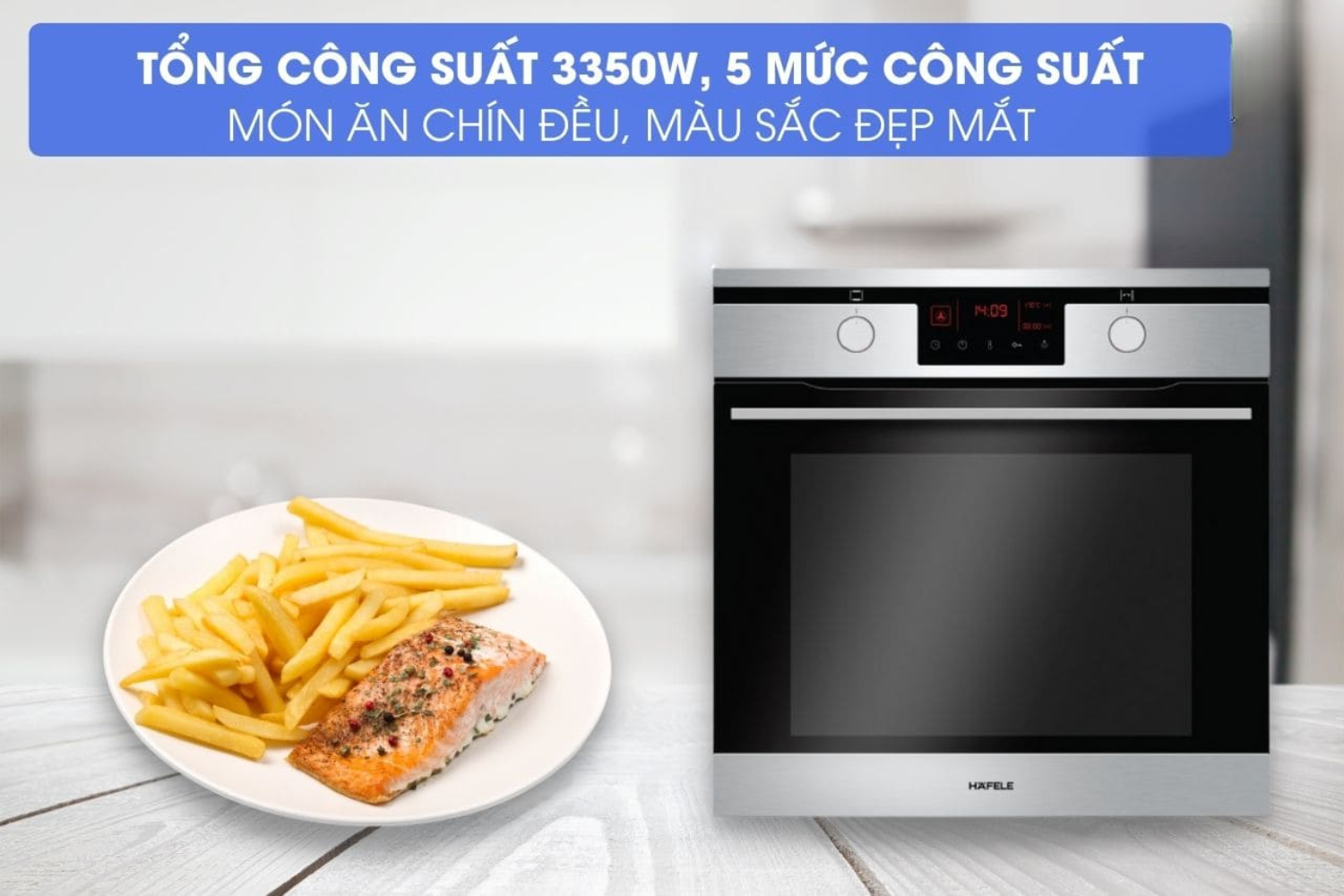 Lò nướng kết hợp Hafele HMO-T60A là một cỗ máy mạnh mẽ, sẵn sàng chinh phục mọi thử thách ẩm thực