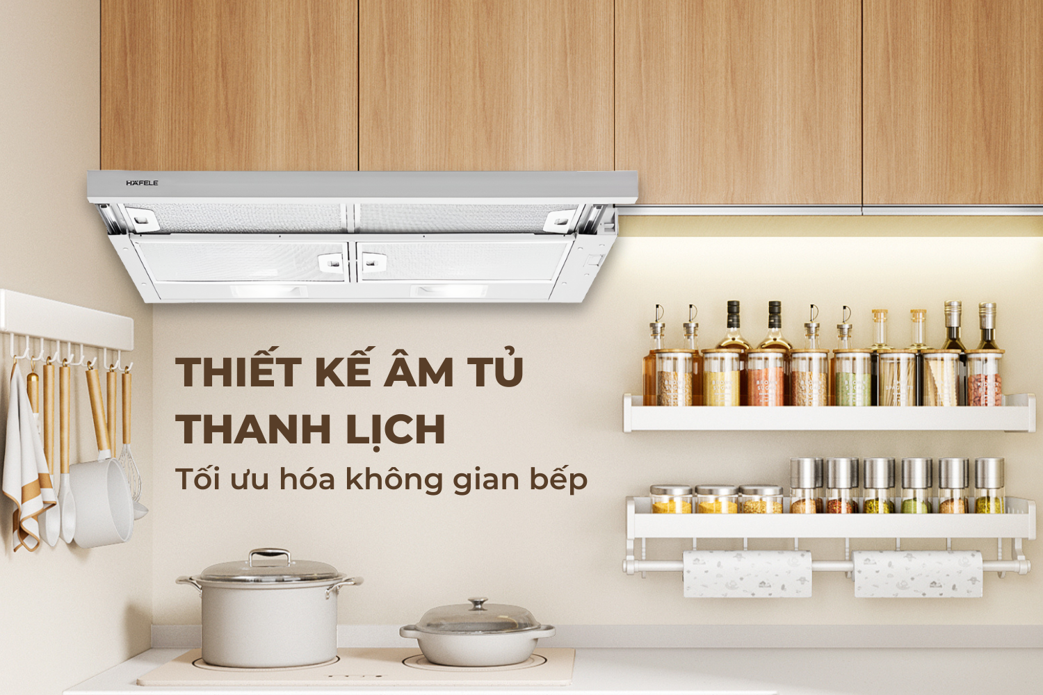 Máy hút mùi Hafele HH-S70A thiết kế âm tủ hiện đại