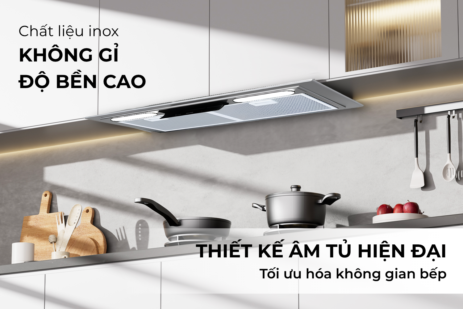 Máy hút mùi âm tủ Malloca K1153 | 53 cm