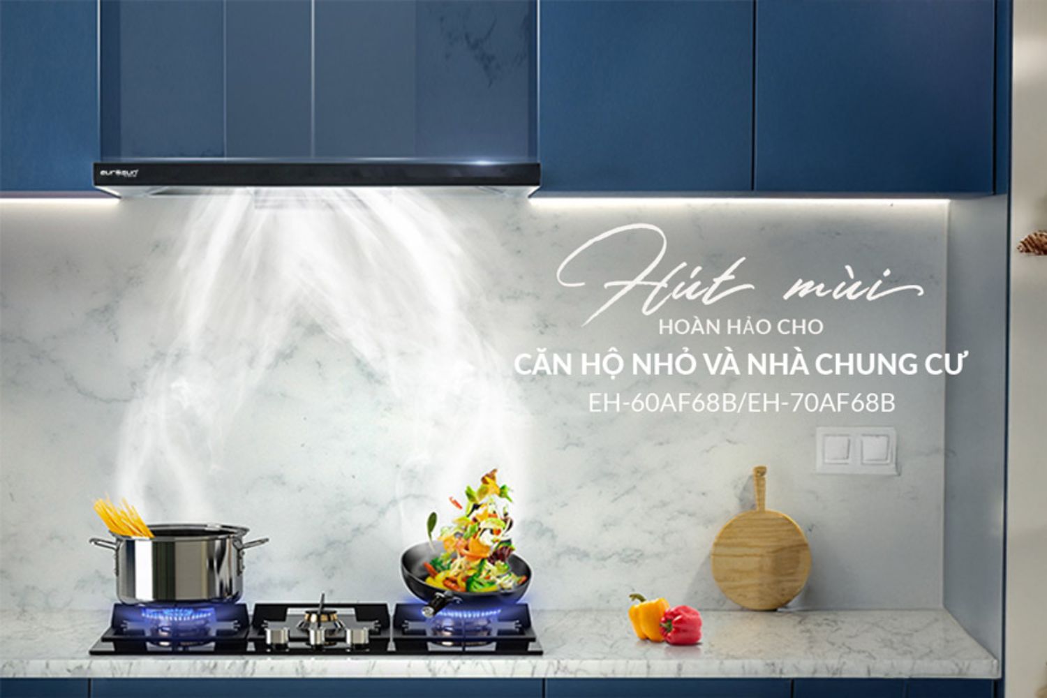 Máy hút mùi âm tủ Eurosun EH-70AF68B | 70cm