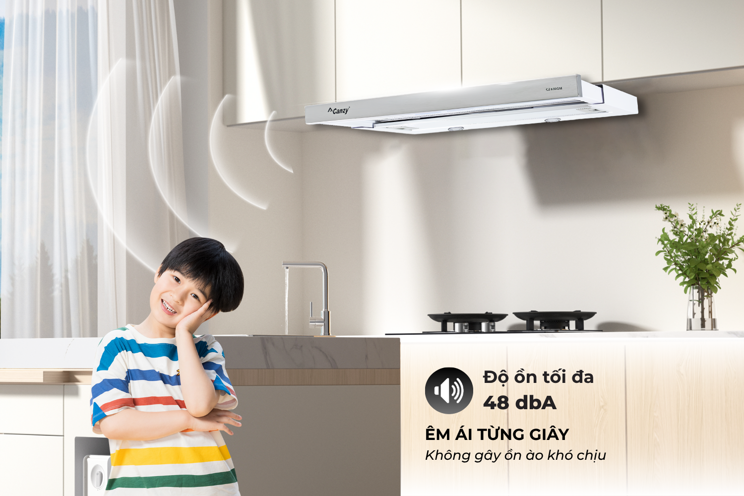 Máy hút mùi âm tủ Canzy CZ 600GM