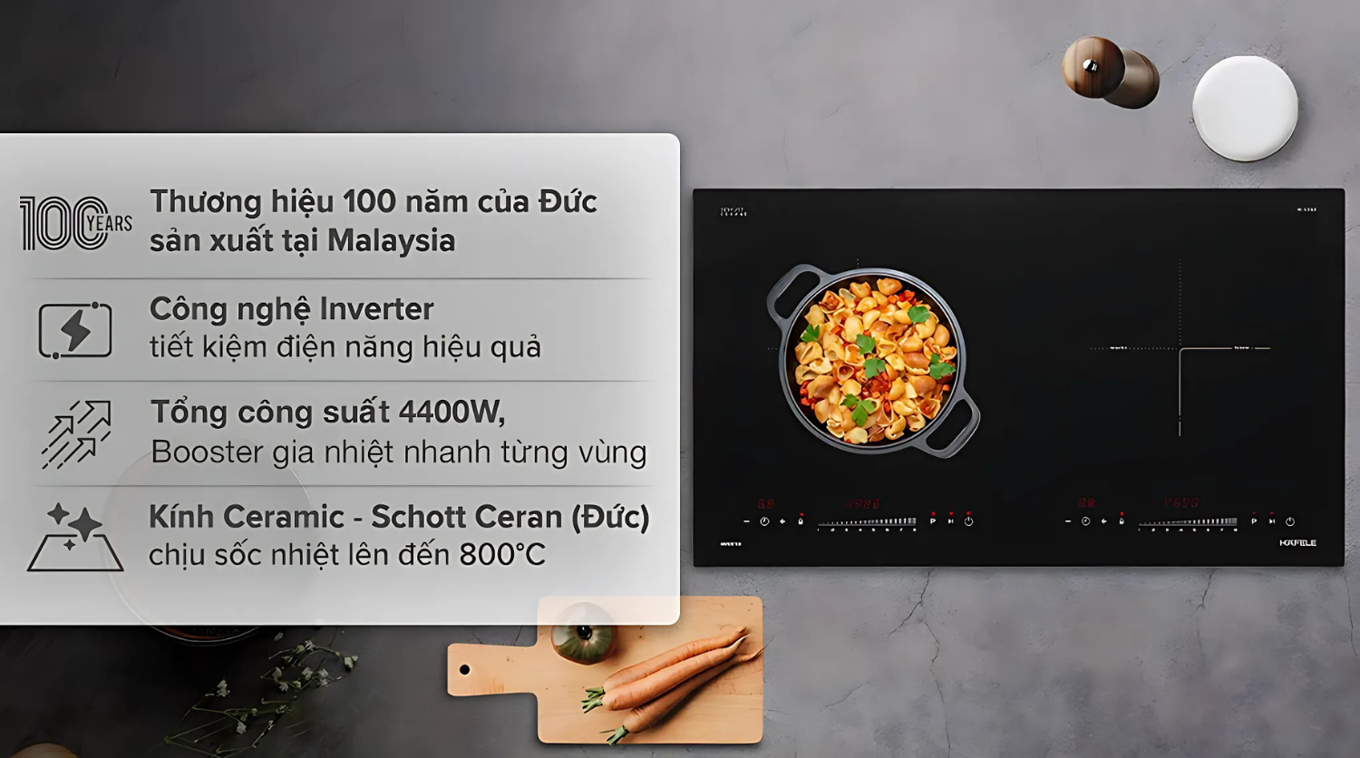 Bếp từ Hafele HC-I3732A là dòng bếp âm cao cấp