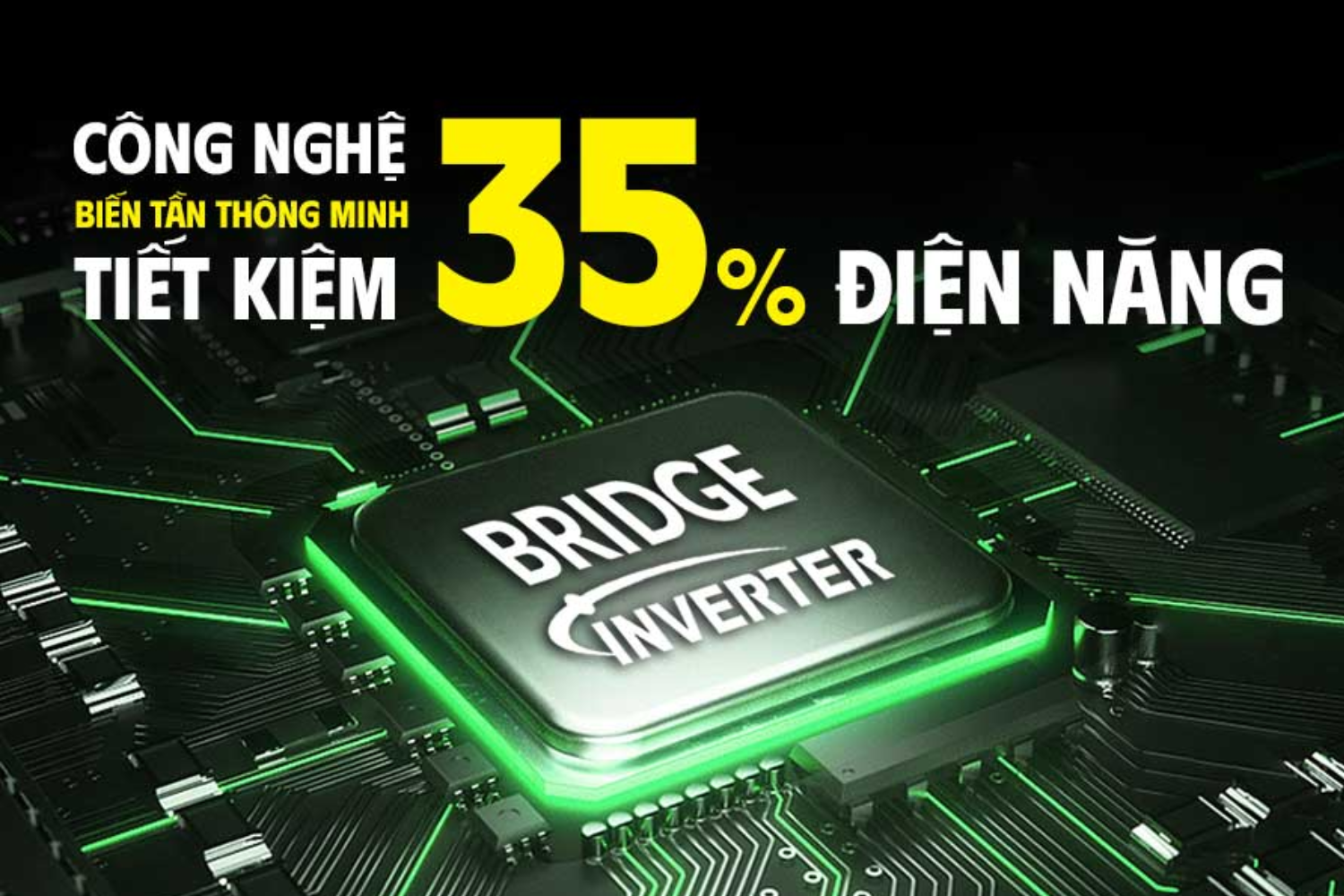 EU-T906G được trang bị công nghệ Bridge Inverter hiện đại