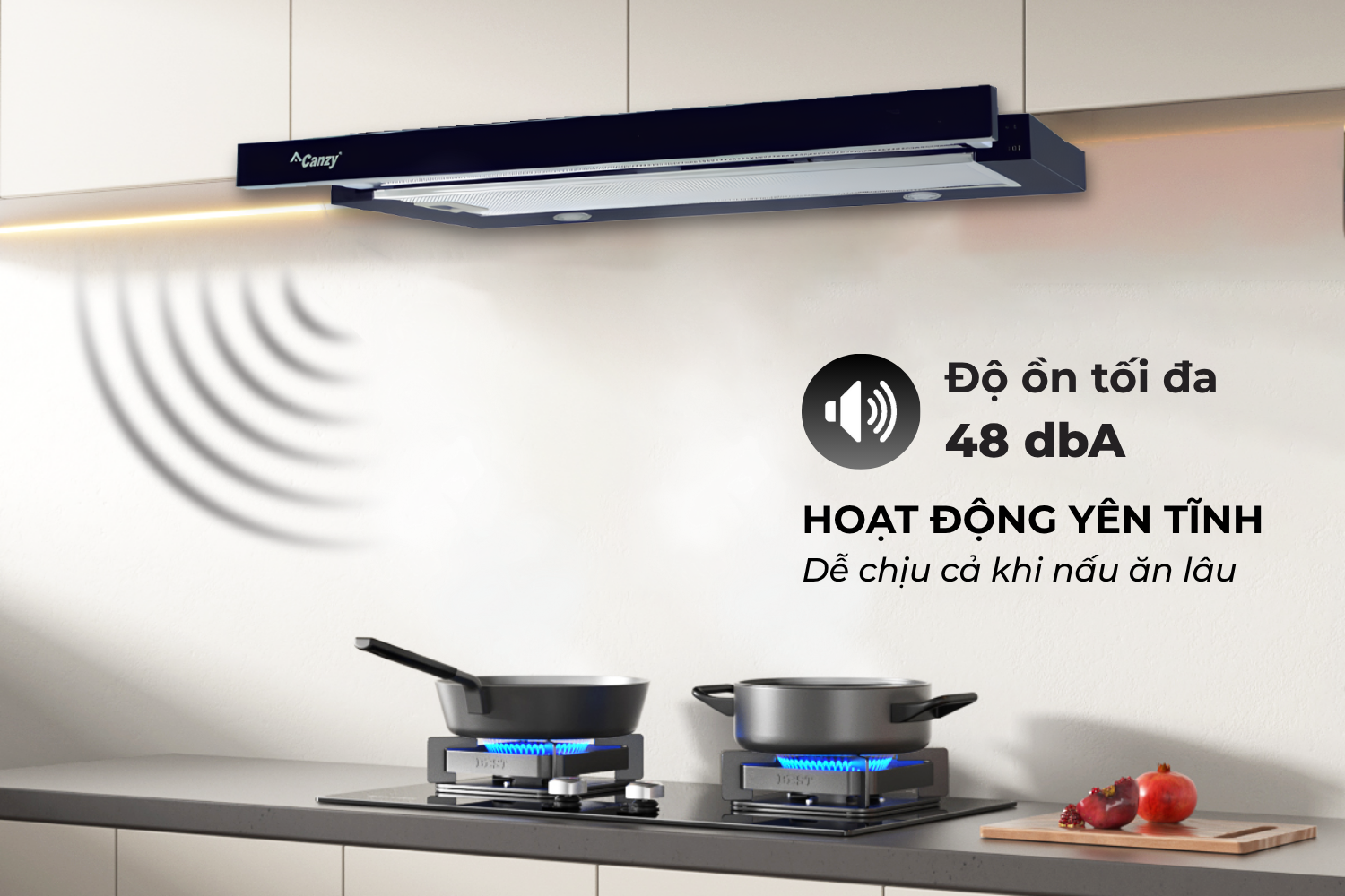 Hút Mùi Âm Tủ Canzy CZ-600GH