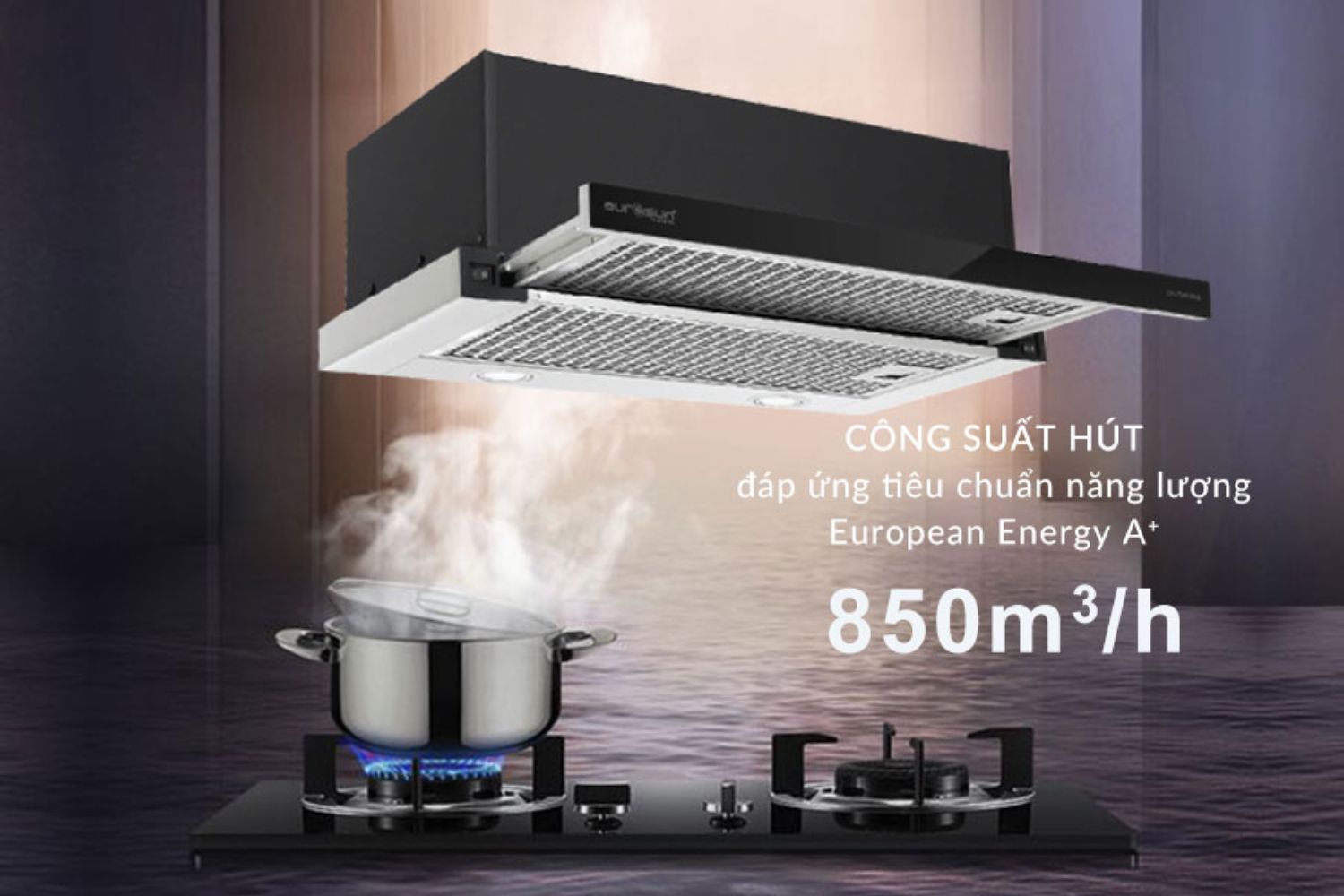 Máy hút mùi âm tủ Eurosun EH-70AF68B | 70cm