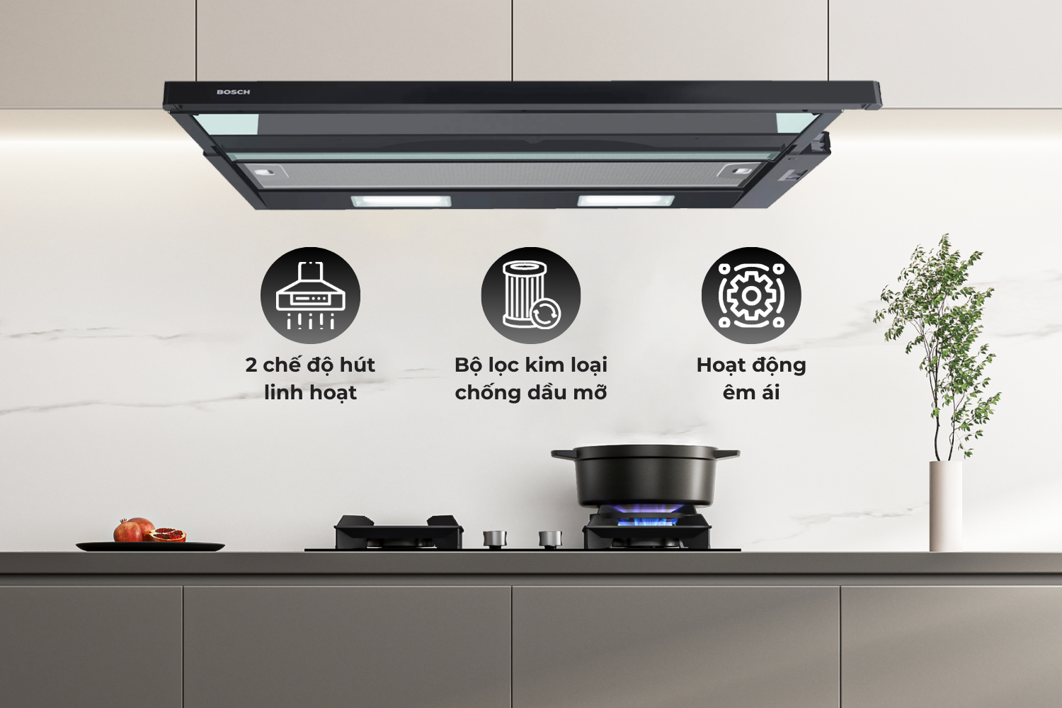 Hoạt Động Êm Ái Độ Ồn Chỉ 69dB
