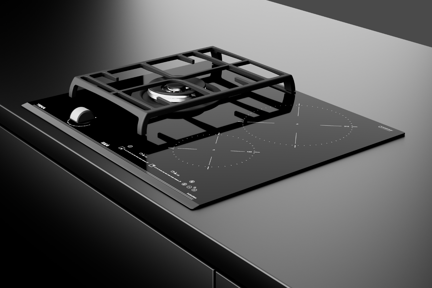 Bếp Từ Kết Hợp Gas Teka JZC 63312 ABB | Lắp Âm 3 Vùng Nấu