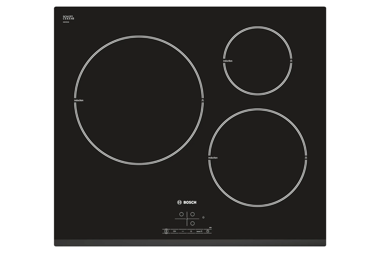 Bếp từ Bosch PIL631B18E Serie 4 sở hữu tổng công suất lên đến 4600W