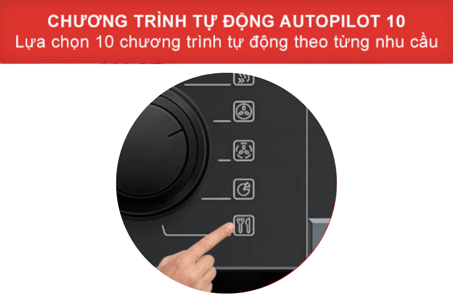 Lò nướng Bosch HBA5370B0 được trang bị tính năng AutoPilot 10