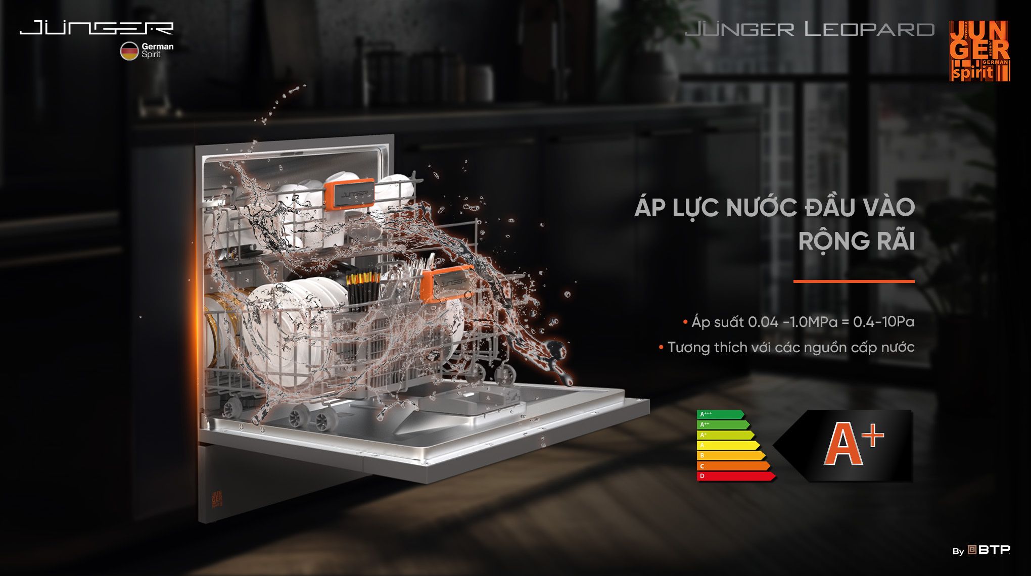 Hệ thống tay phun 360 độ mở rộng 2 đầu giá chứa đồ kết hợp nước đầu vào mạnh mẽ cho hiệu quả làm sạch mọi ngóc ngách