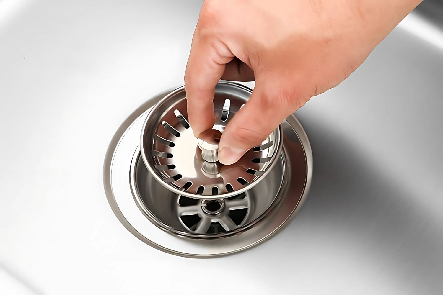 Hafele HS19-SSN2S90S 567.23.020 trang bị bộ lọc rác từ inox 304