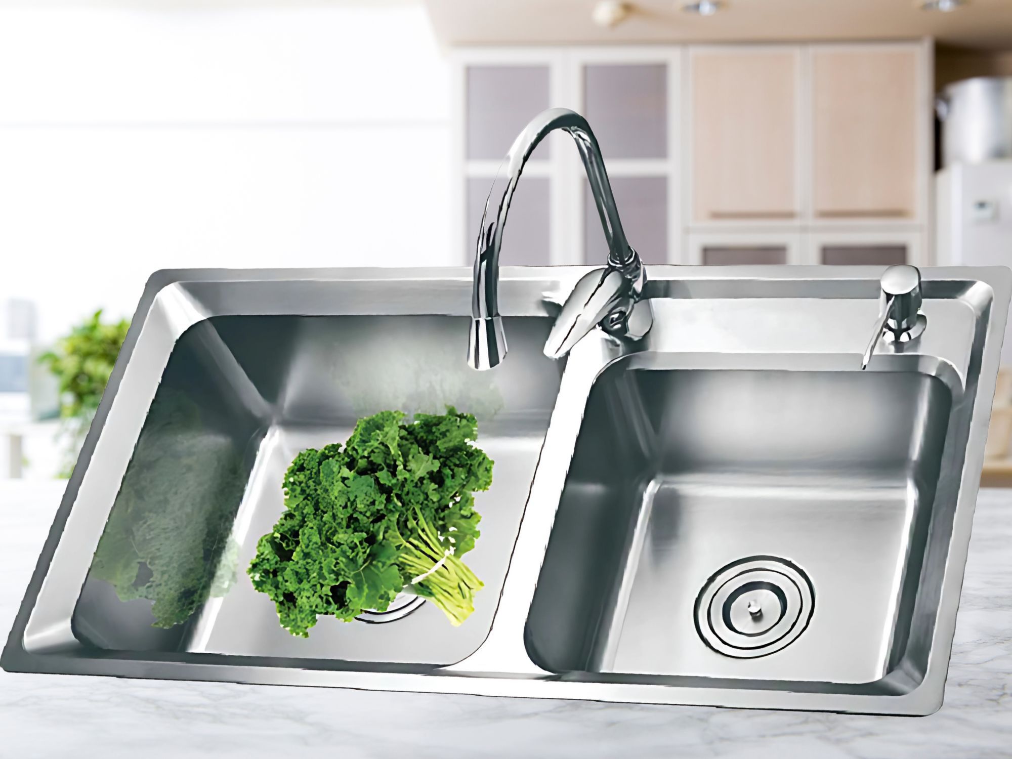 Lòng chậu được thiết kế sâu