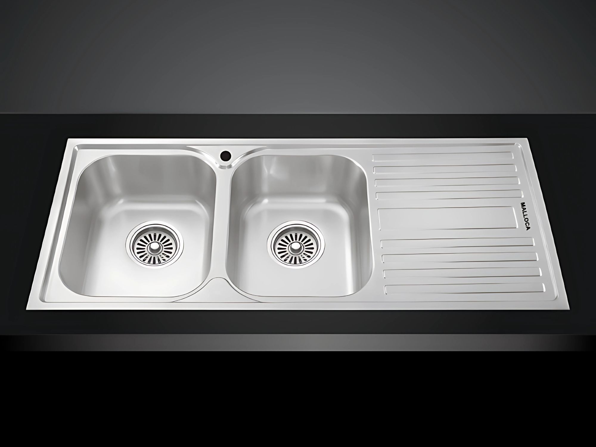 Thiết kế 2 hố rộng rãi - Linh hoạt xử lý mọi thao tác bếp núc