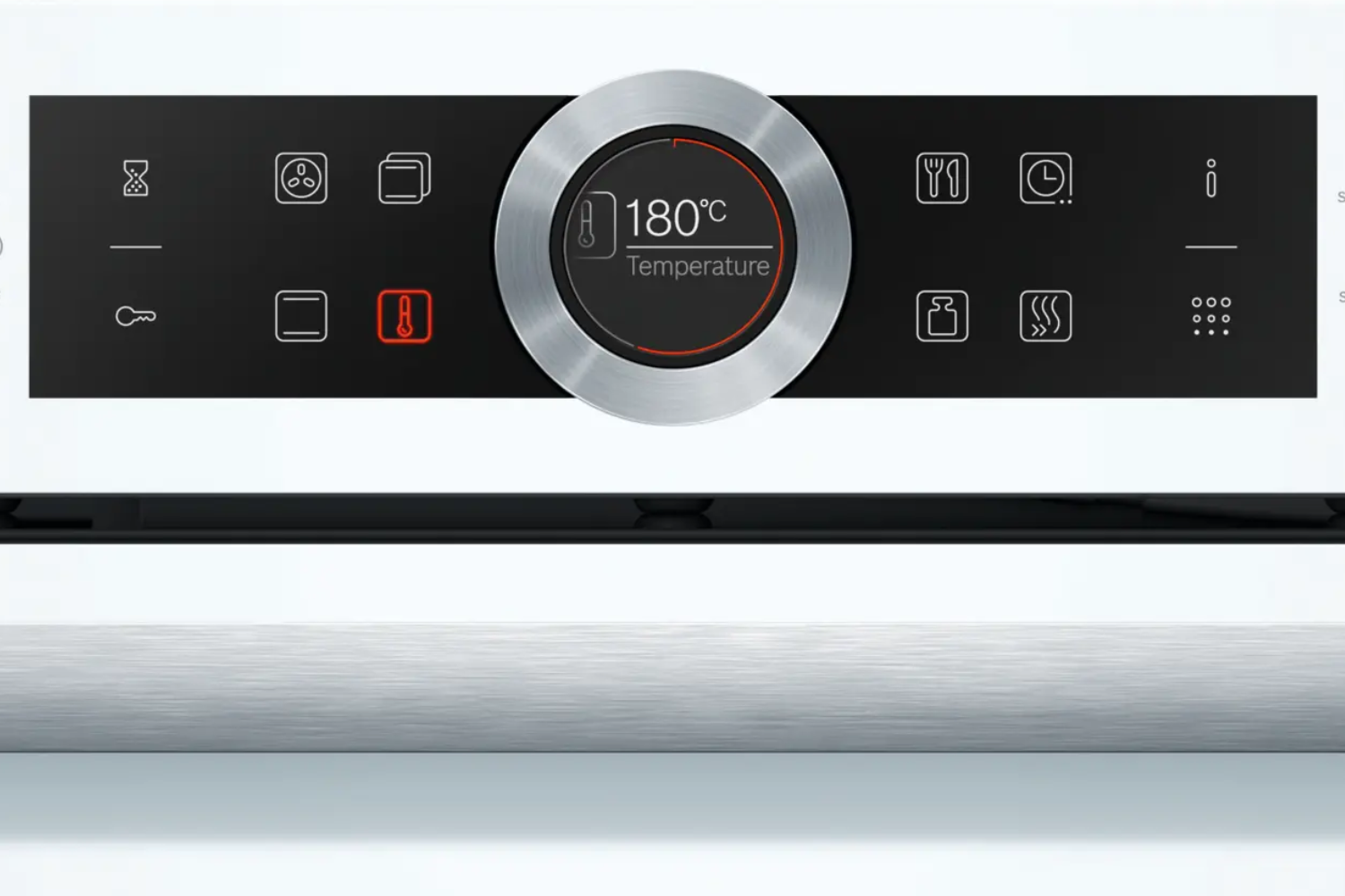 Lò nướng Bosch HBG675BW1 Serie 8 được trang bị bảng điều khiển cảm ứng TFT