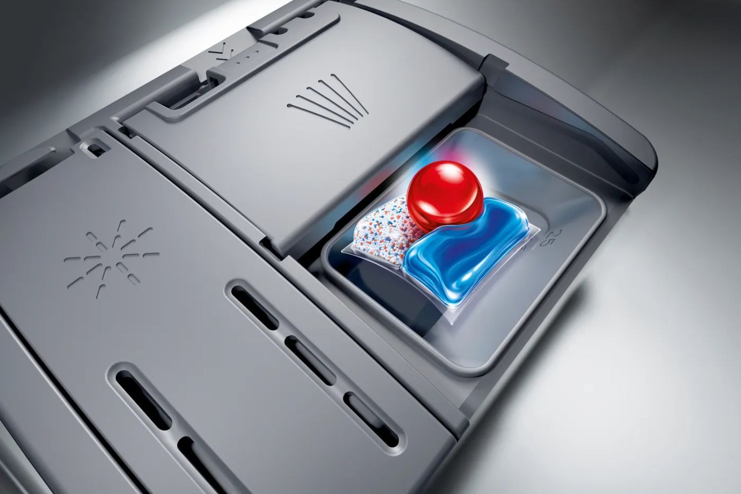 Máy dễ dàng hoà tan chất tẩy rửa khắp khoan máy nhờ Dosage Assistant