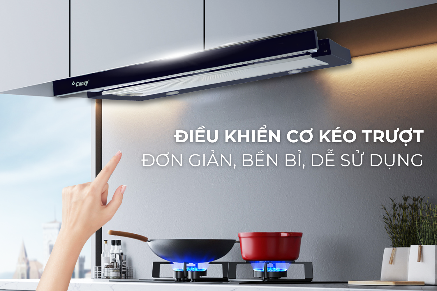 Điều khiển cơ kéo trượt – Đơn giản, bền bỉ và dễ sử dụng