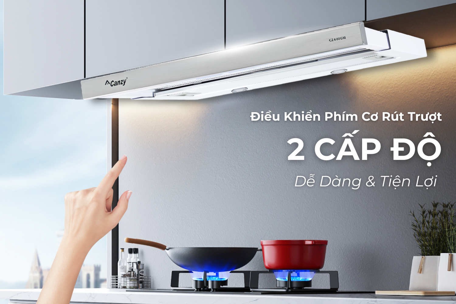 Điều khiển kéo rút 2 cấp độ – Đơn giản nhưng tiện lợi vượt trội