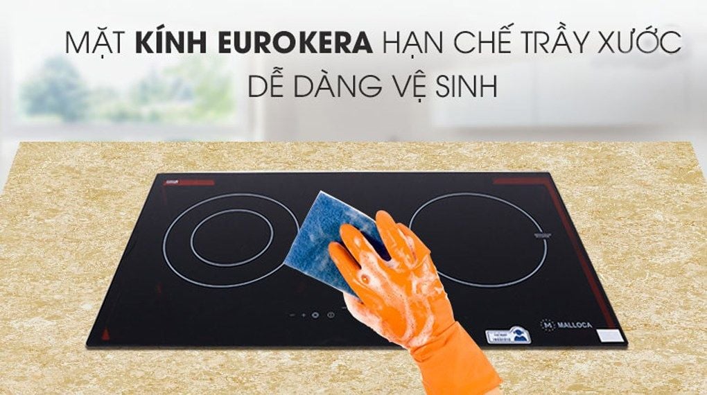 Sản phẩm sở hữ mặt kính Ceramic - Eurokera