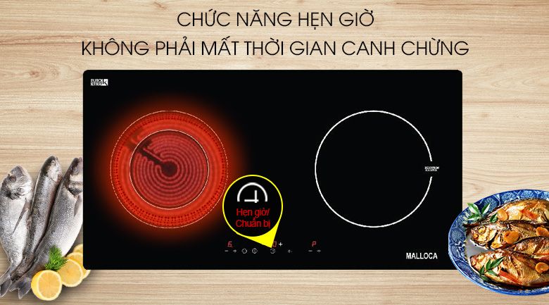 Tính năng hẹn giờ nấu linh hoạt