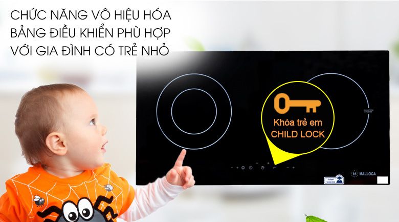 Khóa an toàn cho gia đình có trẻ nhỏ