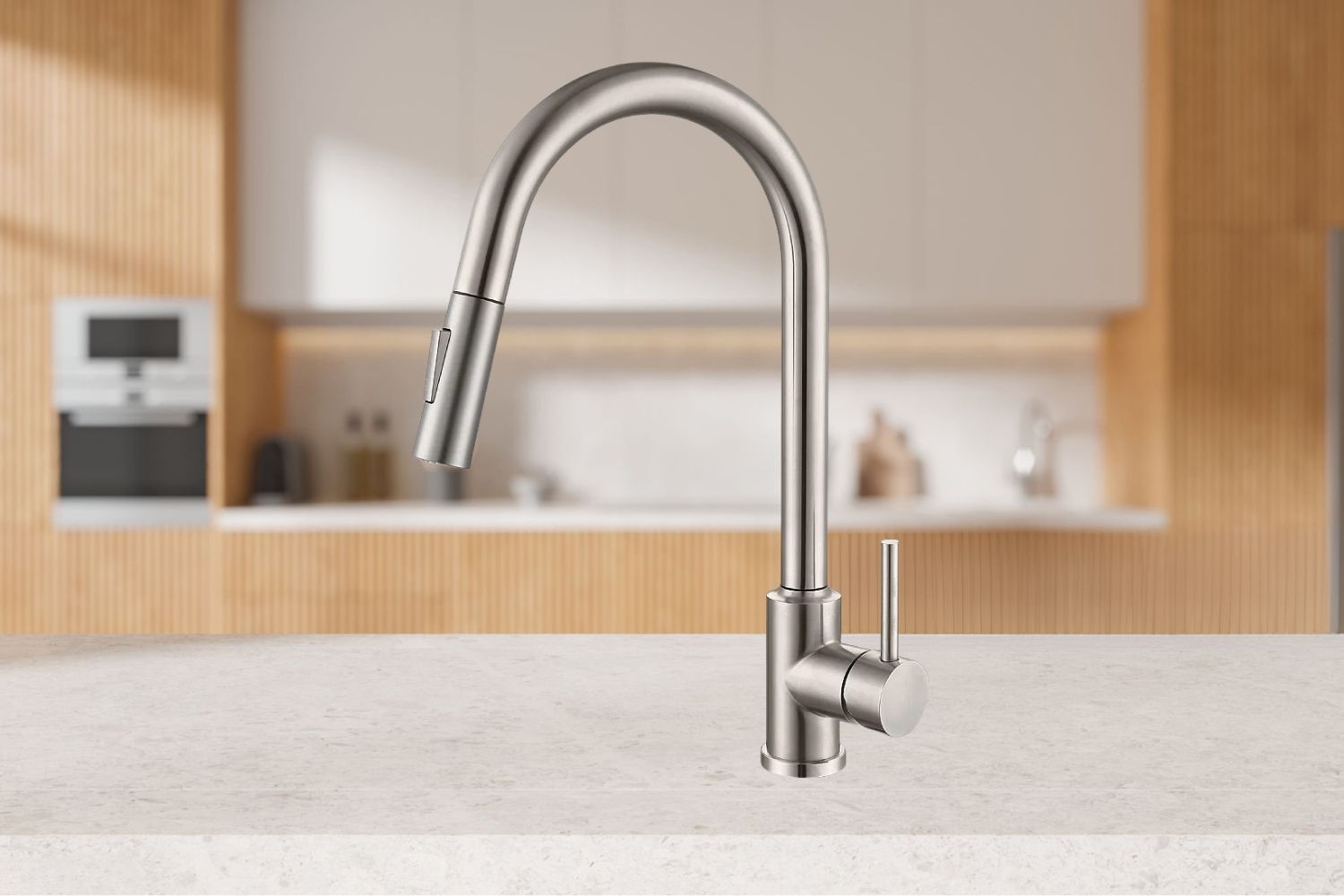 Vòi rửa chén Hafele 570.58.631 thiết kế tay gạt dạng que tiện lợi