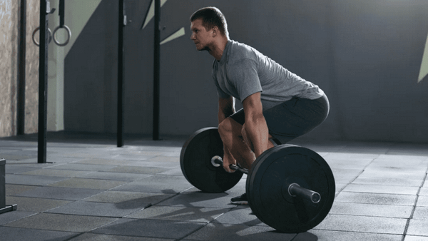 Bài tập gập người kéo tạ đòn tăng sức mạnh cơ tay