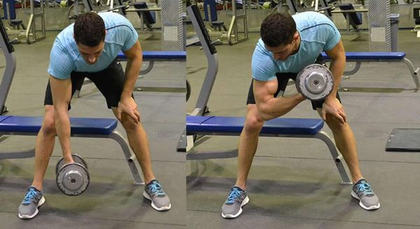 Bài tập Standing Concentration Curl tăng sức mạnh cơ tay