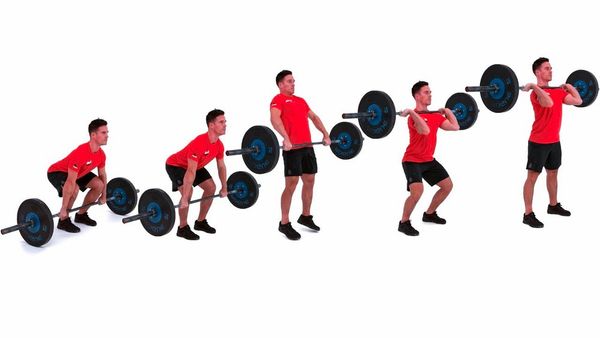 Power Cleans là một bài tập trong CrossFit