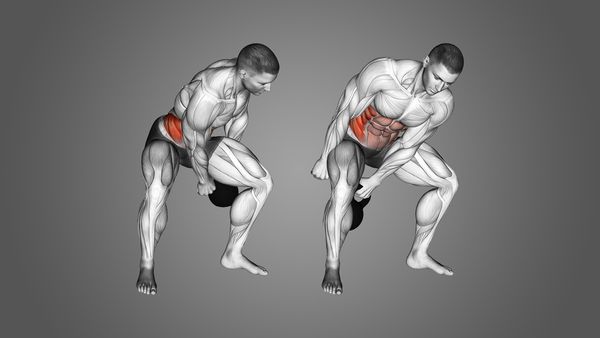 Hình số 8 là bài tập kích hoạt toàn bộ nhóm cơ lõi