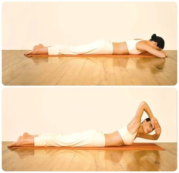 Động tác Pilates xoay lưng giảm mỡ bụng