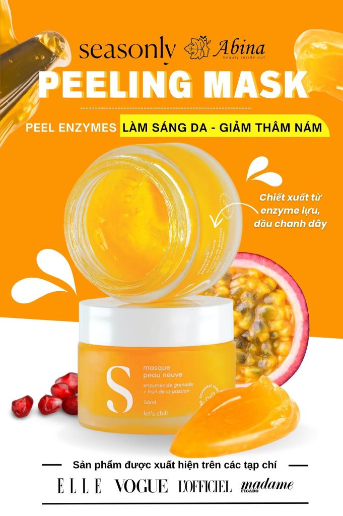 Mặt nạ Peel Enzyme Peeling Mask Seasonly