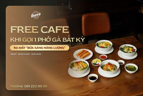Combo shock ra mắt menu ăn sáng chất tại iBiero 48 Lê Văn Lương