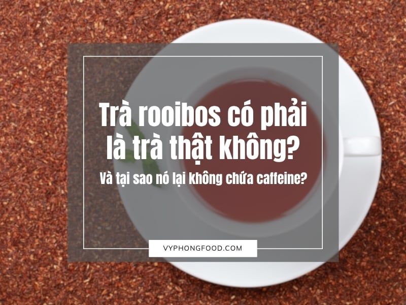 Trà rooibos có phải là trà thật không? Và tại sao nó lại không chứa caffeine?