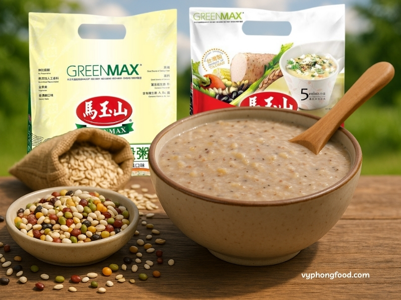 Nutritional grain porridge for the elderly – A health care secret from a delicious bowl of porridge every day. vyphongfood.com is the exclusive distributor of Greenmax cereal powder products, officially importing them from Taiwan to Vietnam.