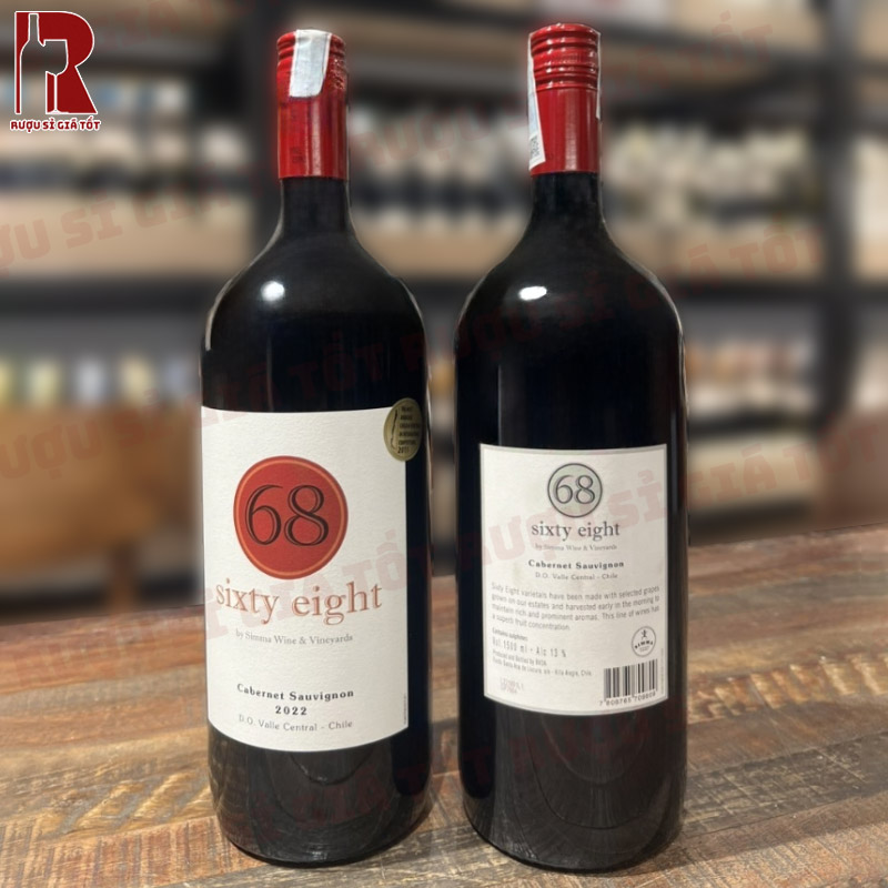 Review vang 68 Cabernet Sauvignon 1.5L
