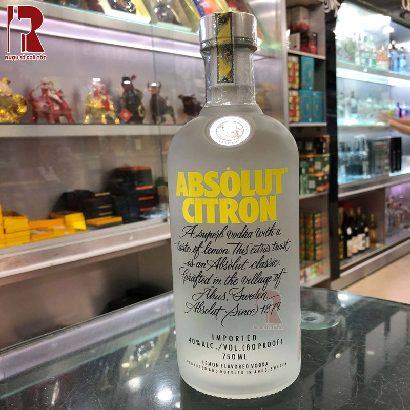 Rượu Vodka Absolut Citron chính hãng giá rẻ