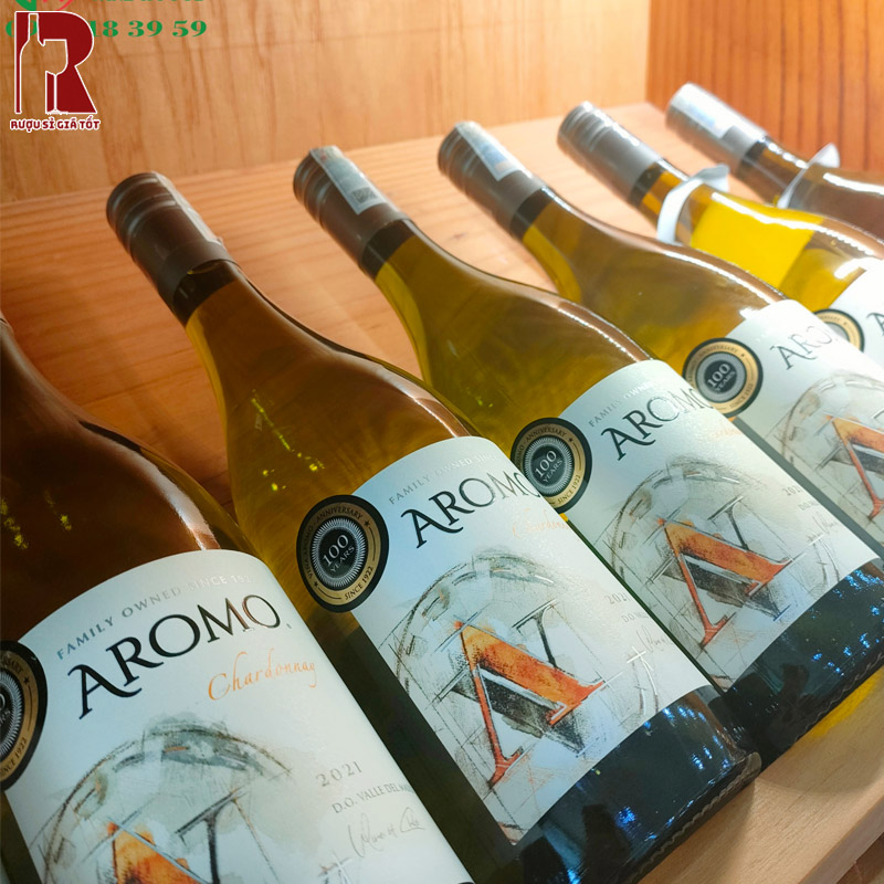 Rượu vang trắng Chile Aromo Chardonnay